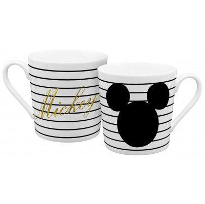 Mickey hrnček 350 ml Zlaté trblietky