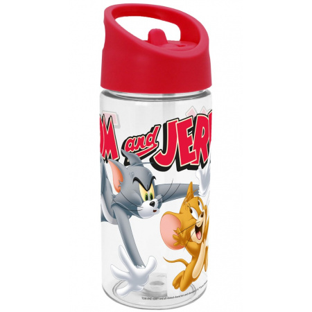 Tom a Jerry fľaša so slamkou 450 ml