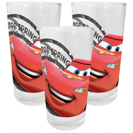Cars poháre 200 ml McQueen 3 kusy