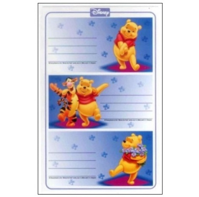 Samolepiace etikety Disney Pooh