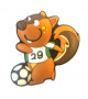 Magnetka Veverica futbalista