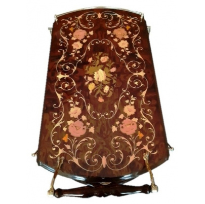 Stolík čajový okrúhly Kvetinový