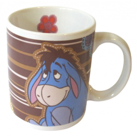 Pooh hrnček 320 ml hnedý Somárik