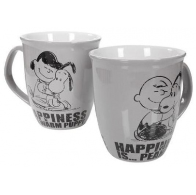Snoopy hrnček 350 ml Šťastie je...