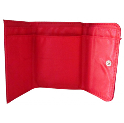 Snoopy peňaženka červená s bodkami