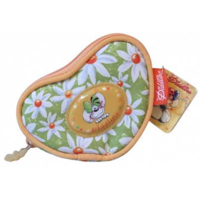 Diddl puzdro na mince zelené Srdce