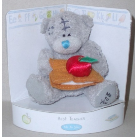 Plyšový medveď 8 cm Najlepší učiteľ