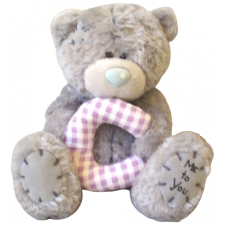Plyšový medveď 15 cm s písmenom C