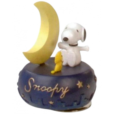 Snoopy dekorácia Mesiac s melódiou