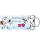 Snoopy hrnček 320 ml Čokoláda ide!
