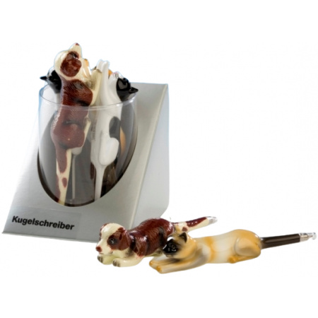 Guľôčkové pero Pes, mačka