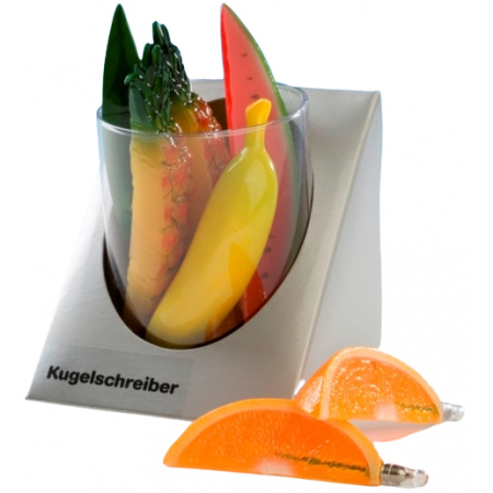 Guľôčkové pero s magnetom Ovocie