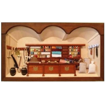 Drevená dekorácia Obchod