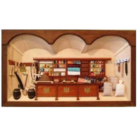 Drevená dekorácia Obchod