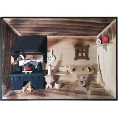 Drevená dekorácia Chalúpka