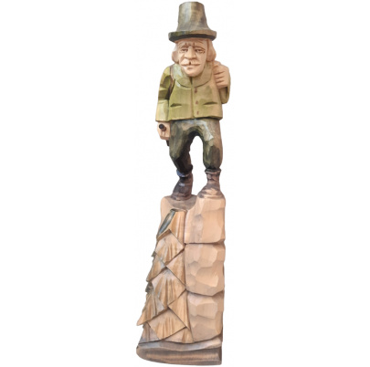 Drevená dekorácia Poľovník