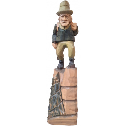 Drevená dekorácia Poľovník