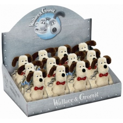 Plyšová kľúčenka 12 cm pes Gromit