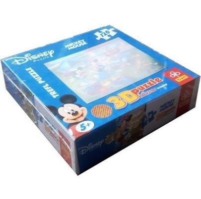 120 ks 3D puzzle Mickey Mouse Narodeninová party