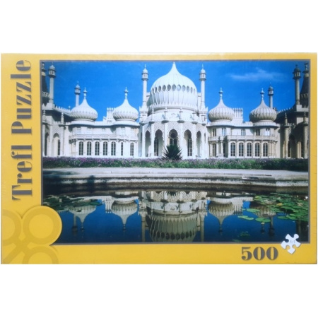 500 ks puzzle Zámok pri jazierku