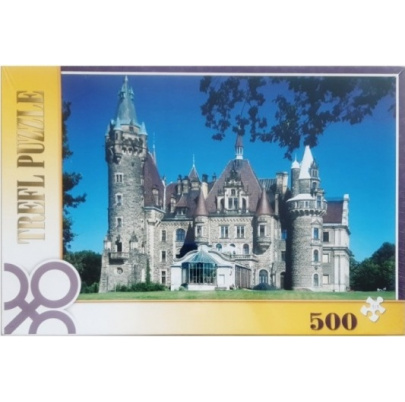 500 ks puzzle Zámok, Moszna, Poľsko