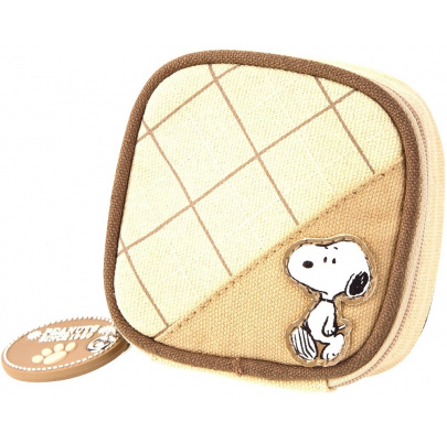 Snoopy puzdro na mince krémové