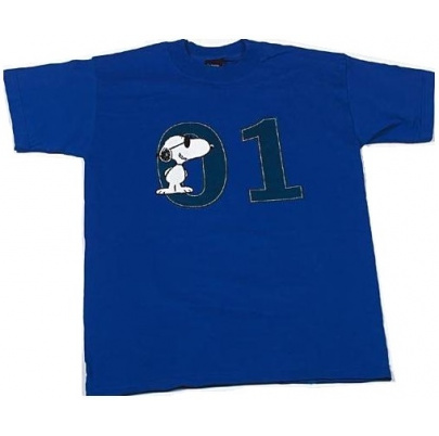 Snoopy tričko M modré 01