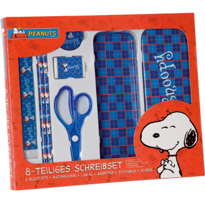 Snoopy 7-dielny set písacích potrieb