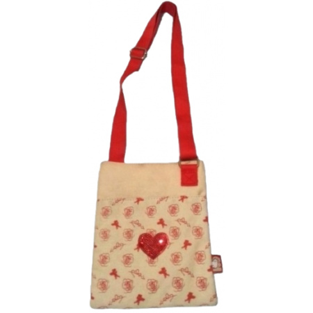 Taška cez rameno Červené srdce