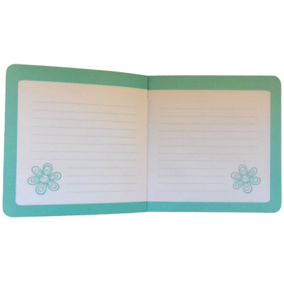 Poznámkový blok linajkový Kvet