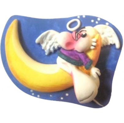 Diddl magnetka Anjel