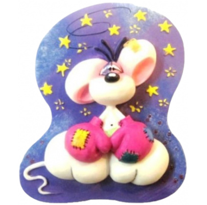 Diddl magnetka Boxer