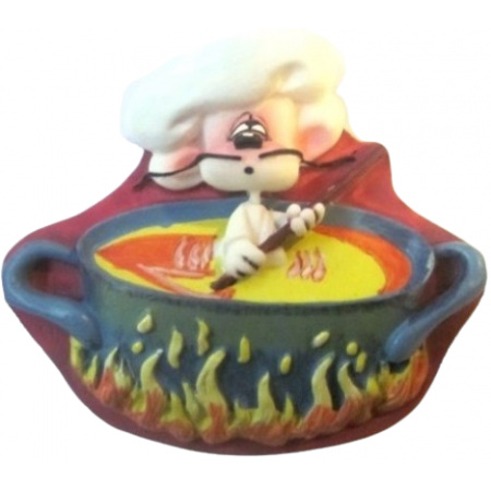 Diddl magnetka Kuchárik