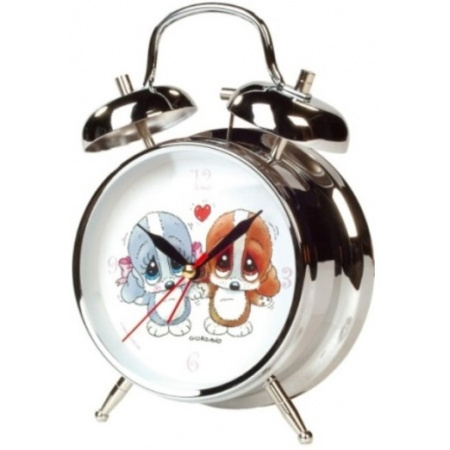 Budík Sad a Sam strieborný