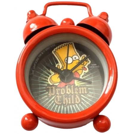 Simpsons budík mini Bart problémové dieťa