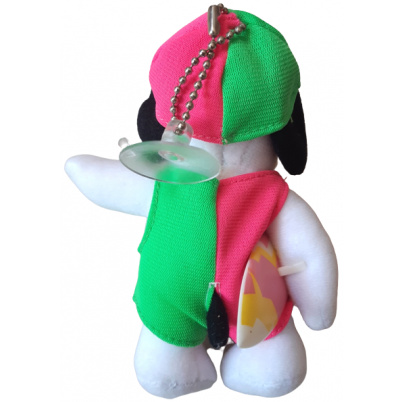 Snoopy plyš s prísavkou kostým Surfista