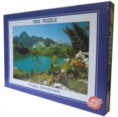 1000 ks puzzle Allgäu, Seealpsee