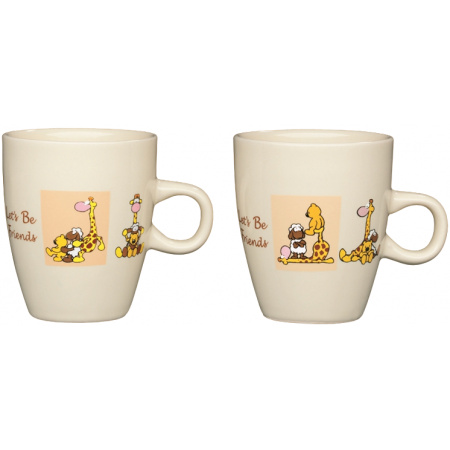 Hrnčeky mini 125 ml Let's Be Friends 2 kusy
