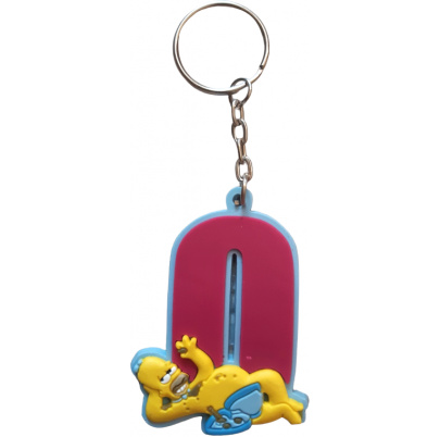 Simpsons kľúčenka abeceda O