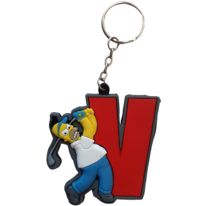 Simpsons kľúčenka abeceda V