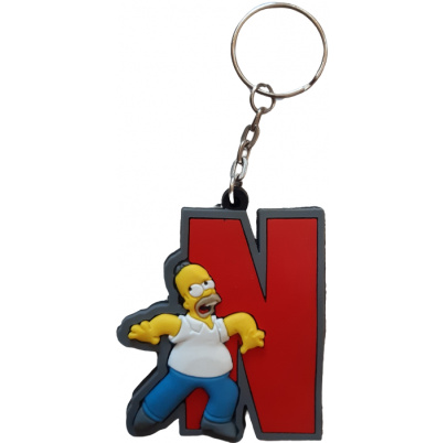 Simpsons kľúčenka abeceda N