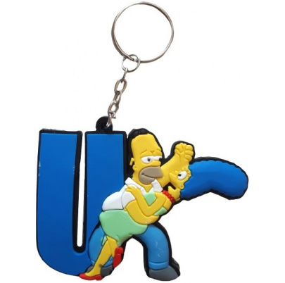Simpsons kľúčenka abeceda U
