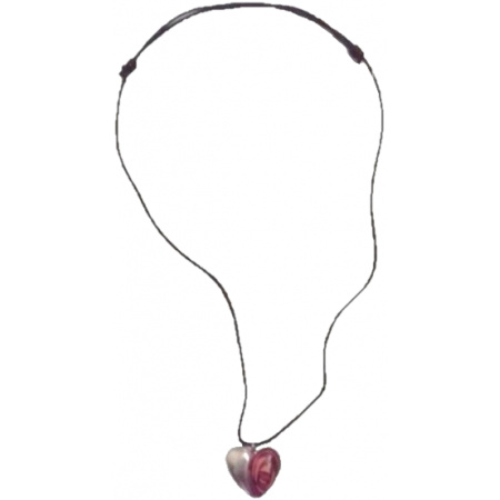 Prívesok srdce na šnúrke