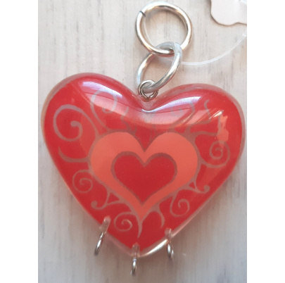 Zvonkohra Červené srdce a ornamenty