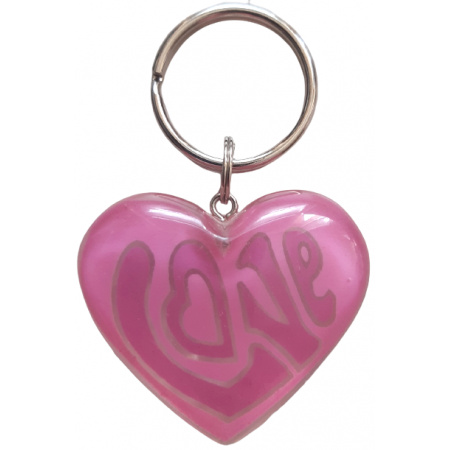 Kľúčenka Srdce Ružová láska
