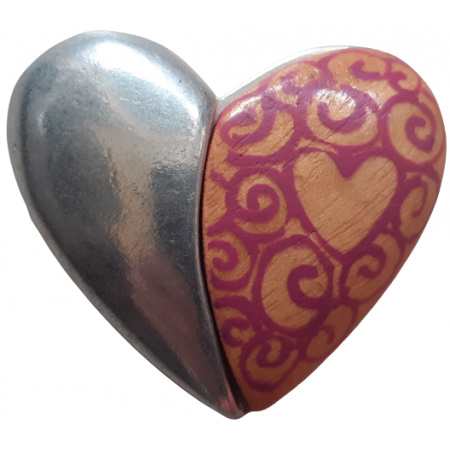 Magnetka Srdce Ornamenty