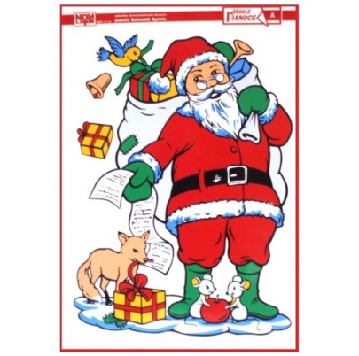 Fólia na okno Mikuláš