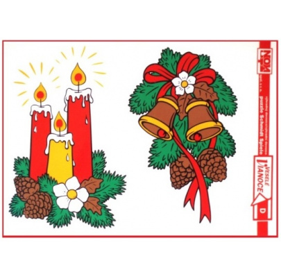 Fólia na okno Svietnik a Zvončeky