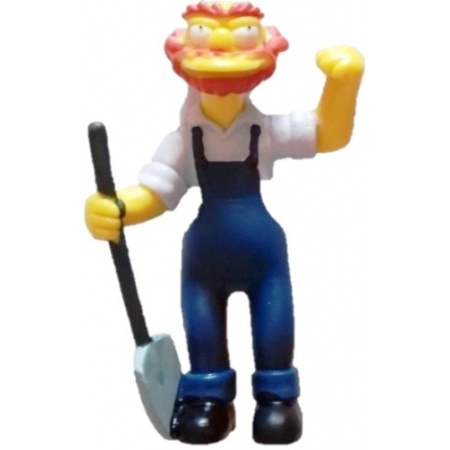 Simpsons figúrka Willie Strážca areálu