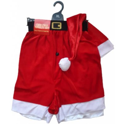 Santa set trenírky XL + čiapka